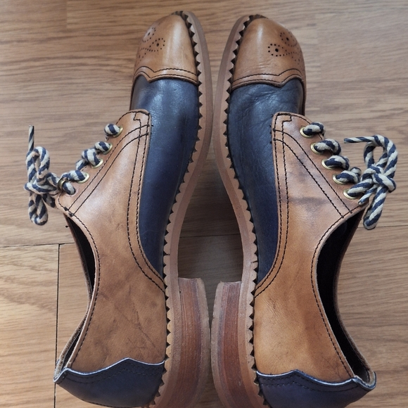 Weinbrenner Vintage Leather Shoes Size 9D - Picture 9 of 11